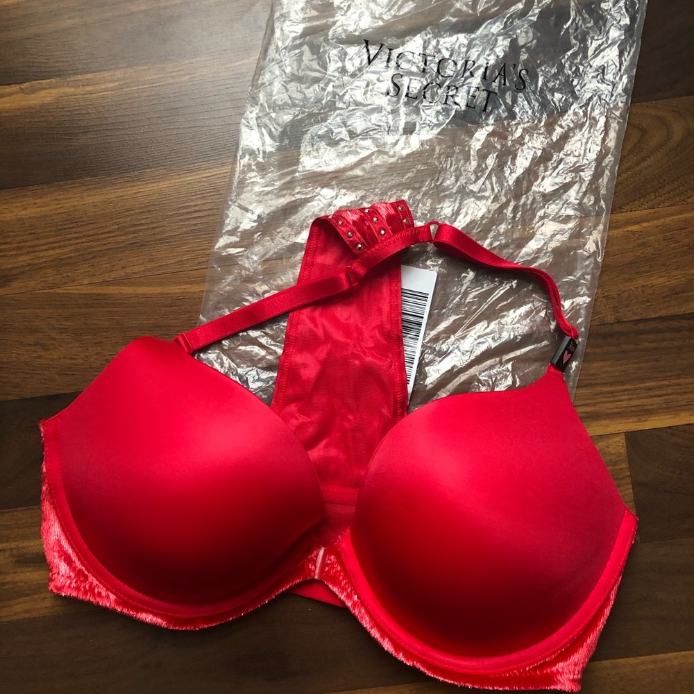 Victoria Secret red very sexy push up bra